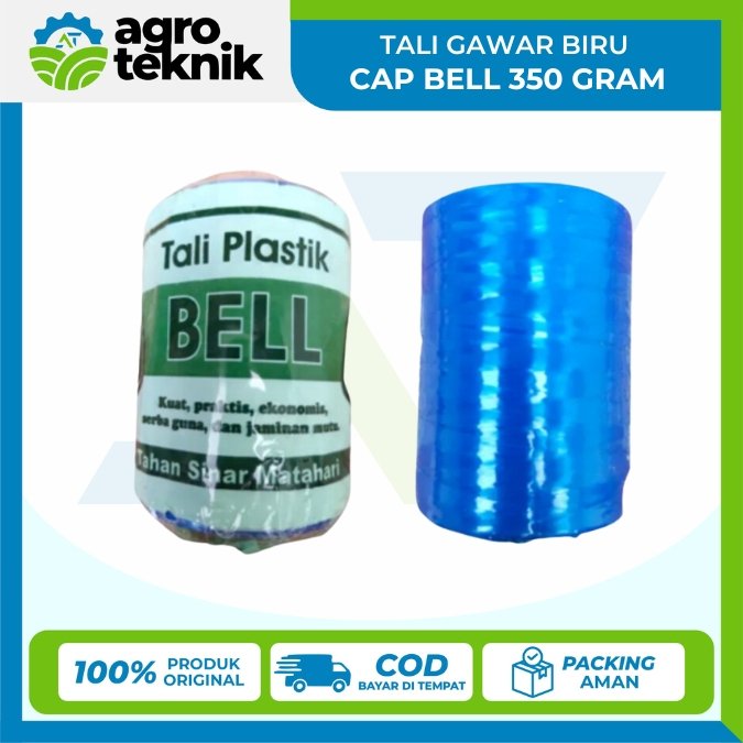 Tali Gawar Biru Cap Bell 350 gram Tali Gawar Biru Cap Bell 350 gram