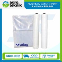 Plastik UV Vatan 200 Micron Lebar 6 Meter x 60 Meter 1 Roll