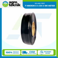 Selang Drip Irigasi Cap Arjuna 7 Mikron x 4 cm x 100 Meter